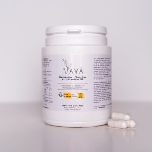 Nayâ organics - Magnésium-taurine - B6 - 6 mois de cure